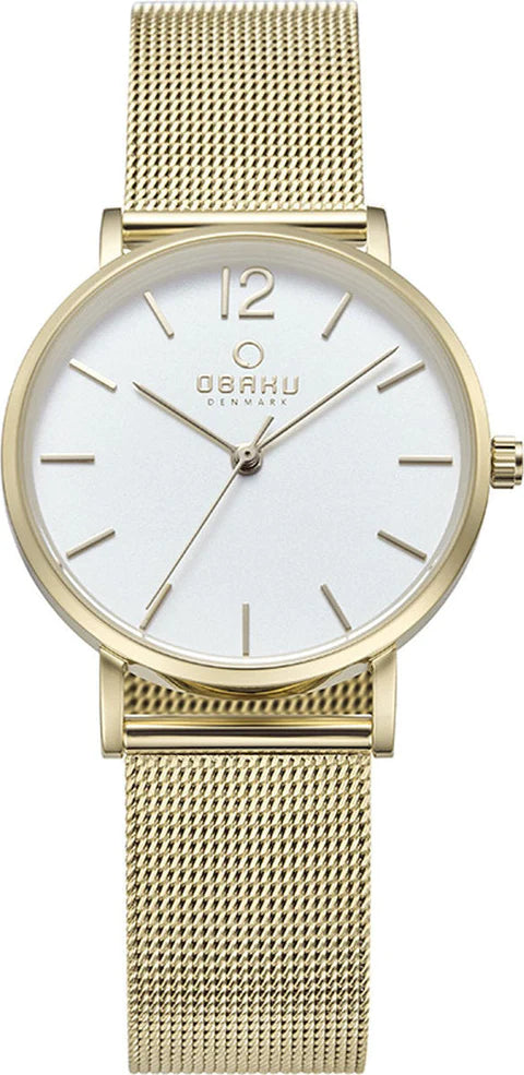 OBAKU -V197LXGWMG1 LUXURY WATCH FOR WOMEN