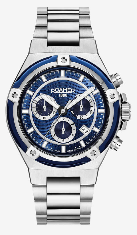 ROAMER - TEMPOMASTER CHRONO 221837 41 45 20 Luxury Watch For Men