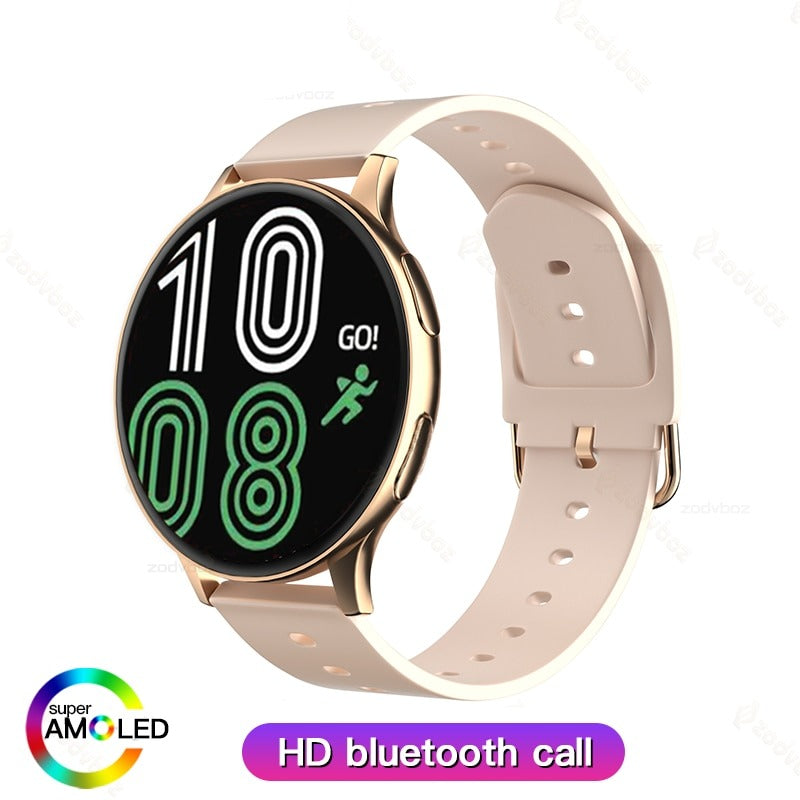 New Smart Watch Round Smartwatch Bluetooth Calls Watches Men Women Fitness Bracelet Custom Watch Face +Gift Box