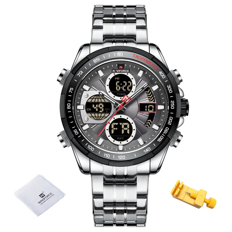 New Military Watches for Men Luxury Original Sports Chronograph Watch ​Waterproof Quartz WristWatch Clock Gift