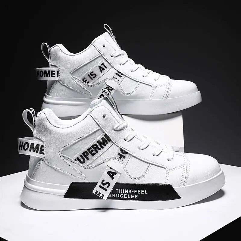 Spring Men Skateboarding Shoes Comfortable Sports Outdoor Sneakers Fashion White Chaussure Homme