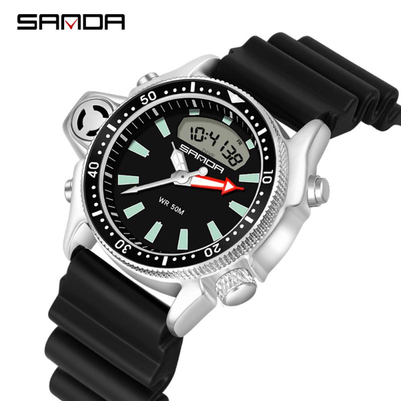 Sport Men Watch Casual Style Watches Men Military Quartz Wristwatch Diver S Shock