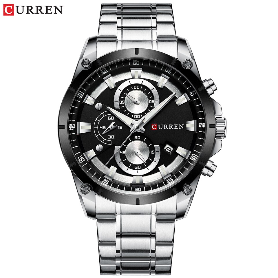 Men Watches Top Brand Luxury Business Automatic Date Watch Men Casual Waterproof Watch