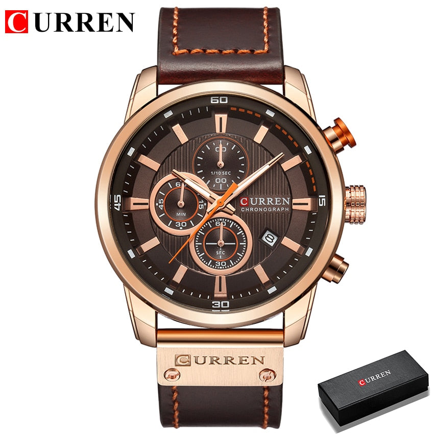 Top Brand Luxury Chronograph Quartz Watch Men Sports Watches Military Army Male Wrist Watch Clock CURREN relogio masculino