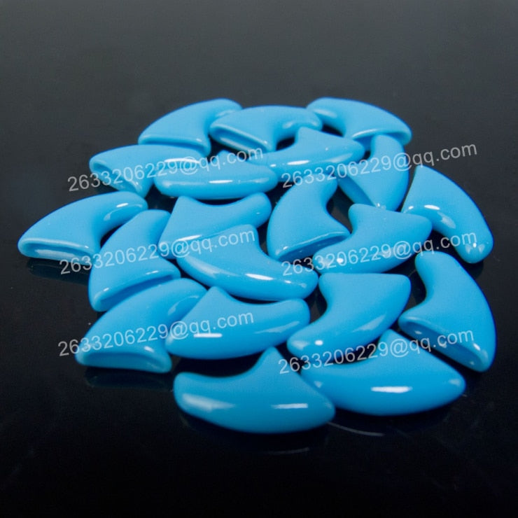 Colorful Cat Nail Caps soft cat Claw Soft Paws 20 PCS/lot with free Adhesive Glue Size XS S M L for pet Sky Blue, XS