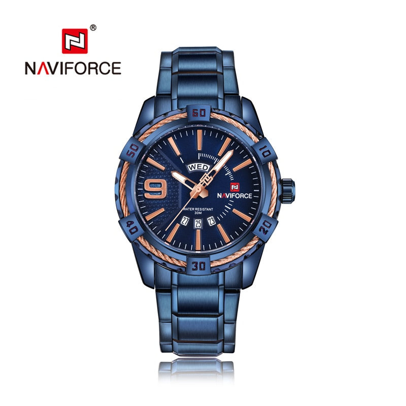 New Men WristWatch Fashion Quartz Classic Watches For Men Waterproof Business Steel Band Clock Man