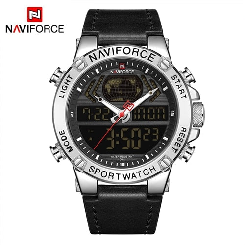 Luxury Mens Sport Watches Military Waterproof Digital Alarm Chronograph Quartz Wristwatch Male Clock Relogio Masculino SBB