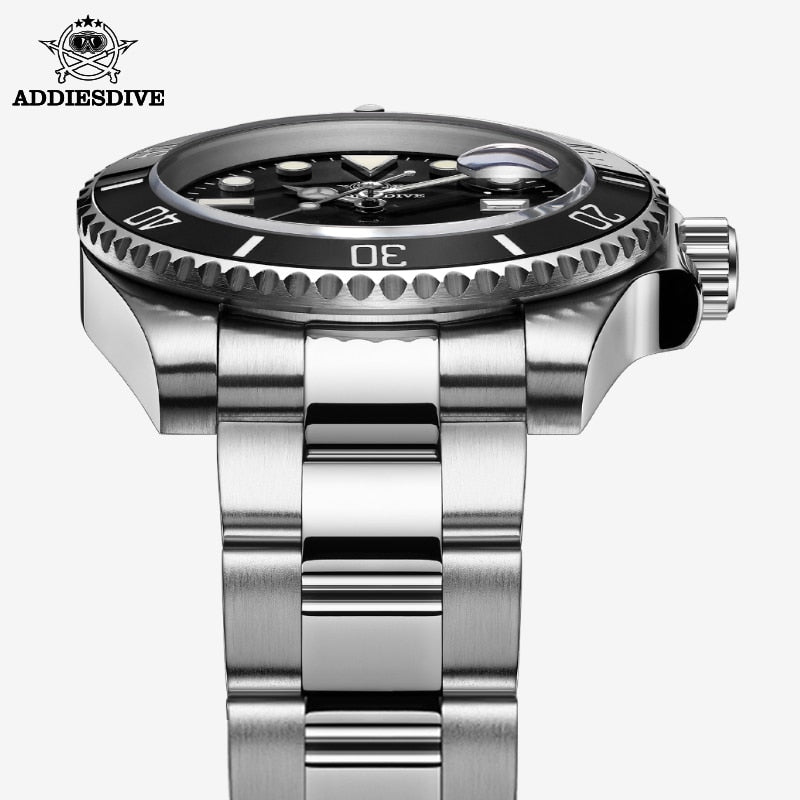 Men Luxury Quartz Watch 200m diver watches 41mm Ceramic Bezel Calendar Display Luminous Watches Men watch