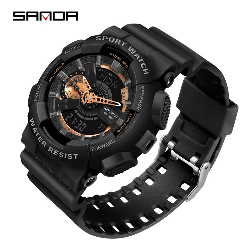 Digital Watch Men Sport Watches Electronic LED Male Wrist Watch For Men Clock Outdoor Waterproof Wristwatch 3110