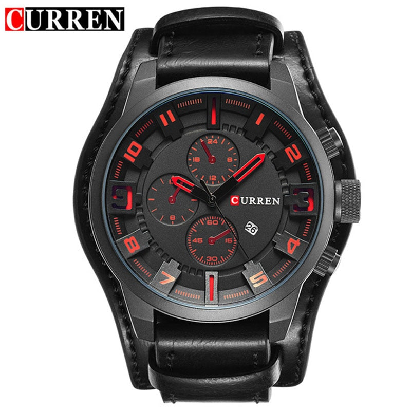 New Men Watches Top Brand Luxury Casual Business Quartz Watch Date Waterproof Wristwatch Hodinky Relogio Masculino