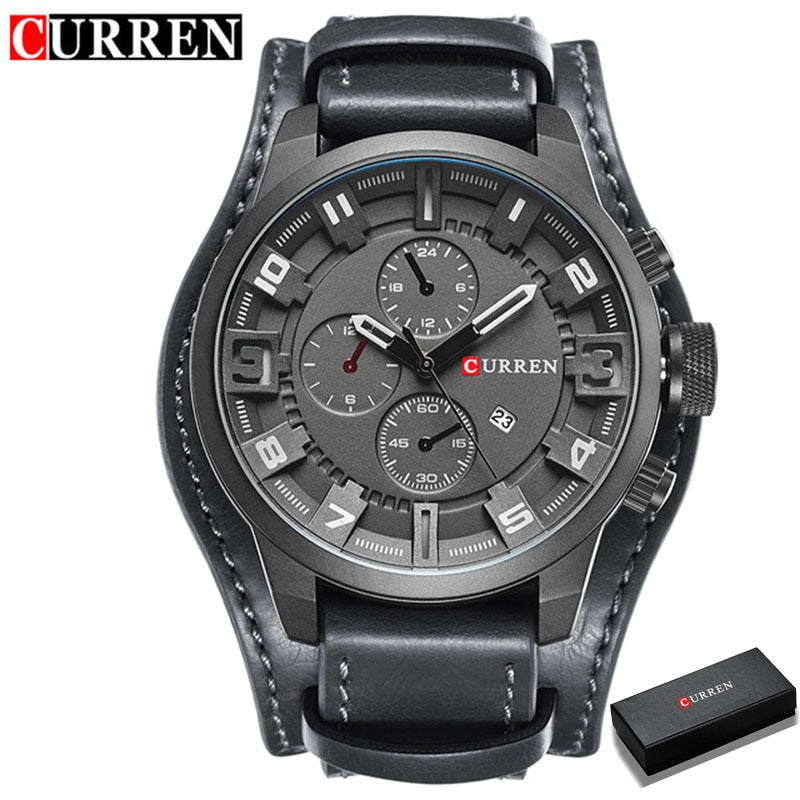 New Men Watches Top Brand Luxury Casual Business Quartz Watch Date Waterproof Wristwatch Hodinky Relogio Masculino