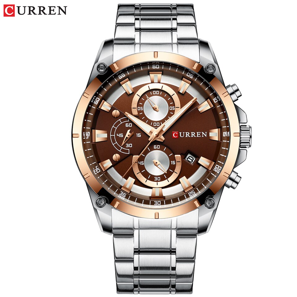 Men Watches Top Brand Luxury Business Automatic Date Watch Men Casual Waterproof Watch