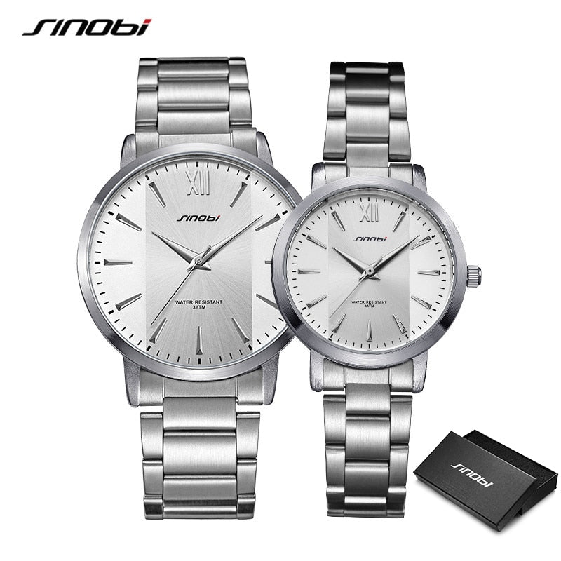 Elegant Brand Women Watch Luxury Men Quartz Watch Women Watches Ladies Steel Men  Wristwatches Lover Clock Relogio