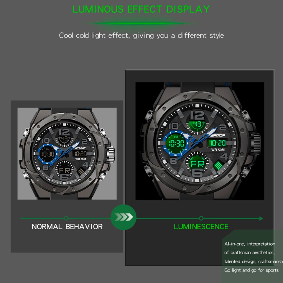 Sports Men Wrist Watch Top Brand Luxury Military Quartz Watch For Men Waterproof S Shock Male Clock relogio masculino