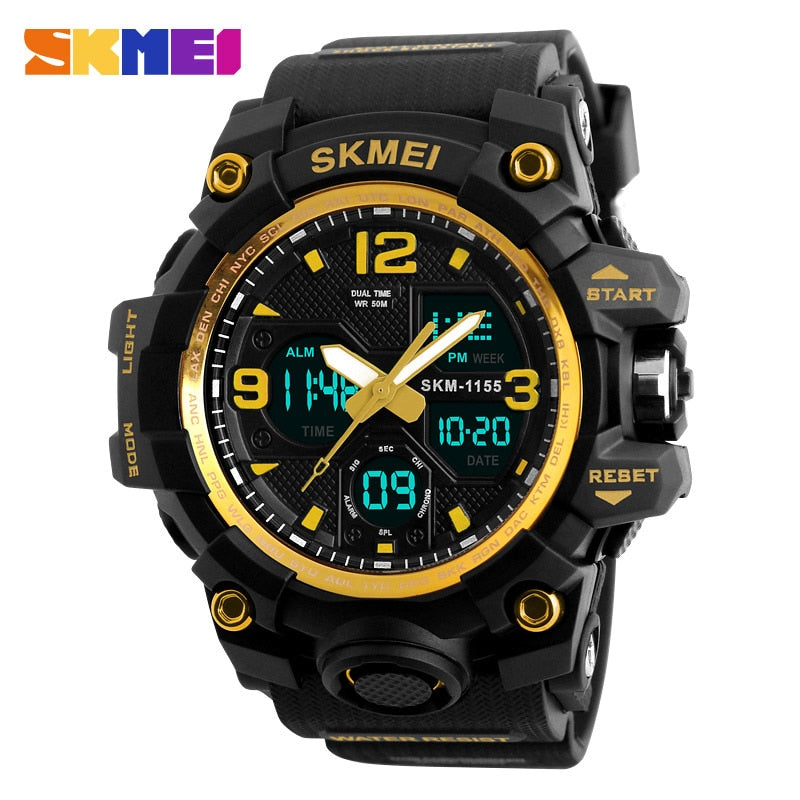 New S Shock Men Sports Watches Big Dial Quartz Digital Watch For Men Luxury Brand LED Military Waterproof Men Wristwatches