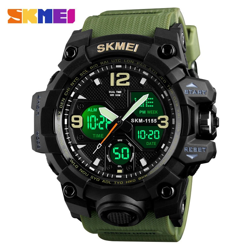 New S Shock Men Sports Watches Big Dial Quartz Digital Watch For Men Luxury Brand LED Military Waterproof Men Wristwatches