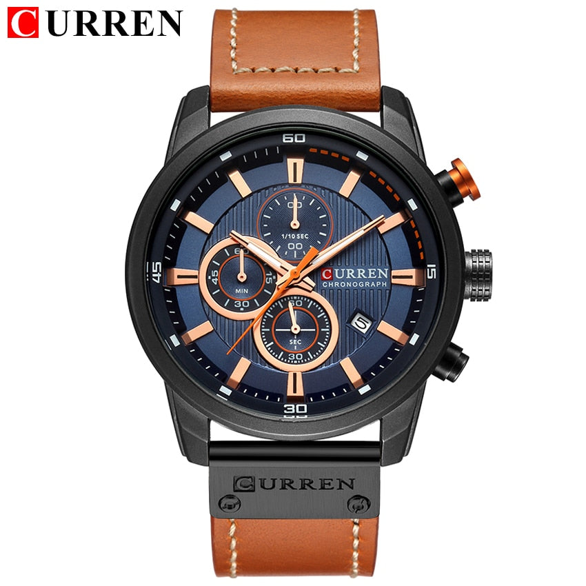 New Men Watches Top Brand Luxury Male Clock Chronograph Sport Mens Wrist Watch Hodinky Relogio Masculino