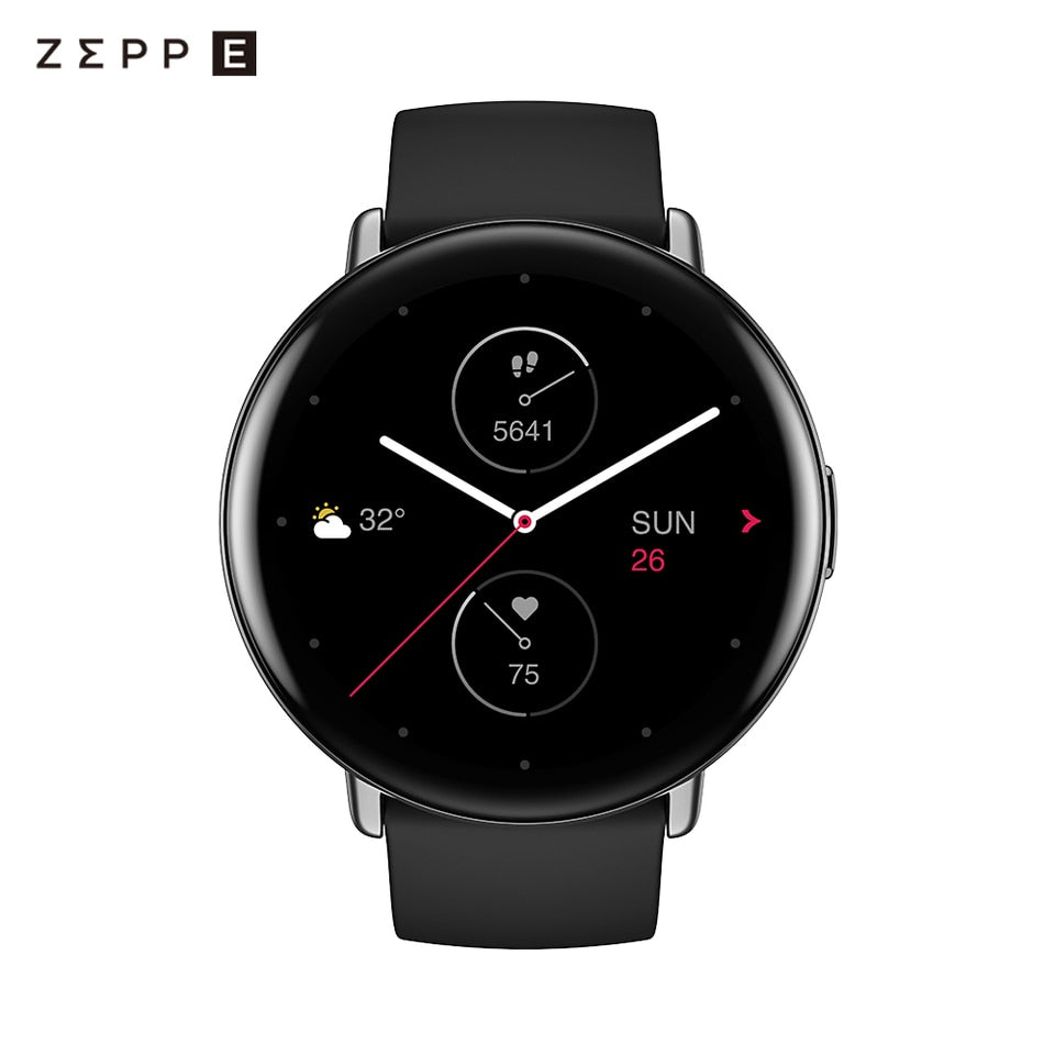 New Circle Smartwatch 7 Days Battery 5ATM Water Resistant Smart Notification Sleep Quality Monitoring Smart Watch OnxyBlack