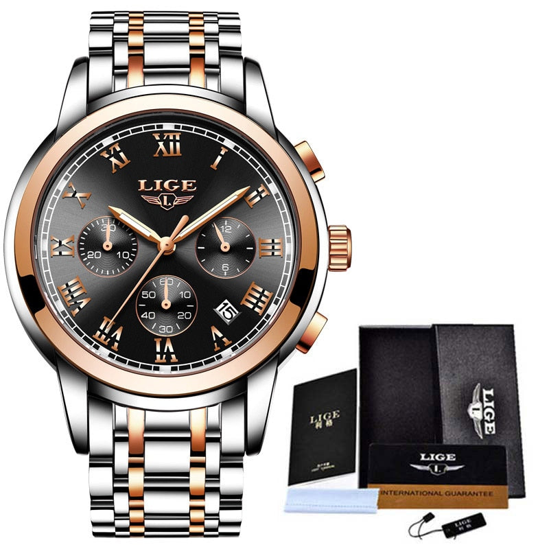 New Men Luxury Mechanical Watches Fashion Top Brand Luxury Business Automatic Mechanical Watch Men Casual Waterproof Watch