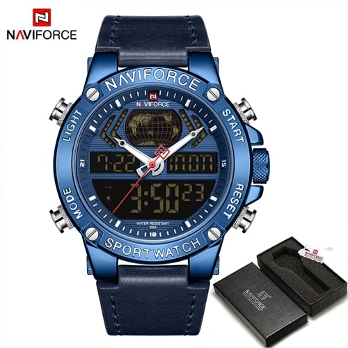 Luxury Mens Sport Watches Military Waterproof Digital Alarm Chronograph Quartz Wristwatch Male Clock Relogio Masculino BEBEBEBOX