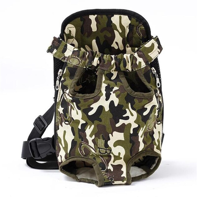 Pet Dog Carrier Backpack Mesh Camouflage Outdoor Travel Products Breathable Shoulder Handle Bags for Small Dog Cats Chihuahua Camouflage, S