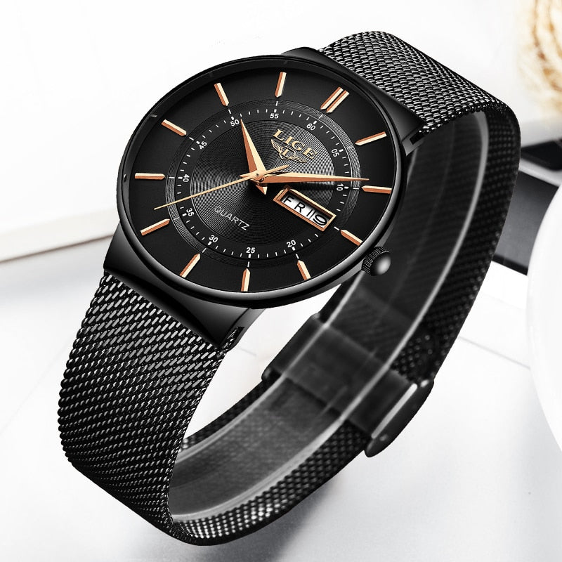 Women Watches Top Brand Luxury Ultra Thin Bracelet Wrist Watch Female Mesh Strap Waterproof Quartz Clock Relogio Femininos