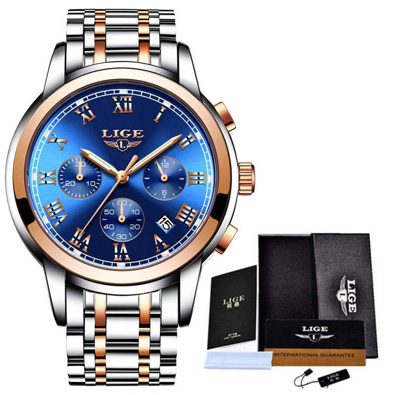 New Men Luxury Mechanical Watches Fashion Top Brand Luxury Business Automatic Mechanical Watch Men Casual Waterproof Watch