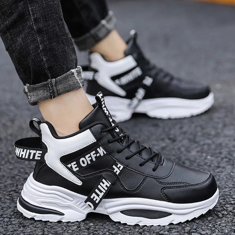 Spring Men Skateboarding Shoes Comfortable Sports Outdoor Sneakers Fashion White Chaussure Homme