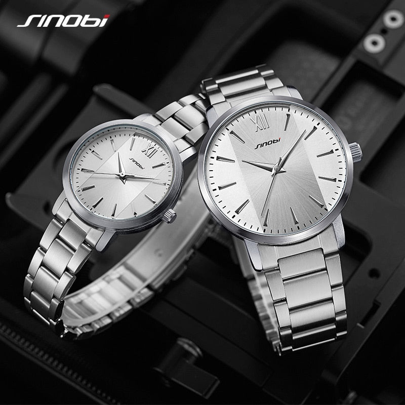 Elegant Brand Women Watch Luxury Men Quartz Watch Women Watches Ladies Steel Men  Wristwatches Lover Clock Relogio