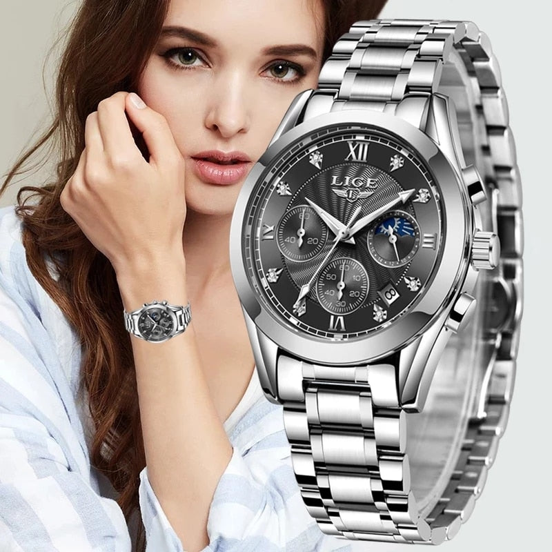 Women Watches Ladies Creative Steel Women Bracelet Watches Female Waterproof Clocks Relogio Feminino