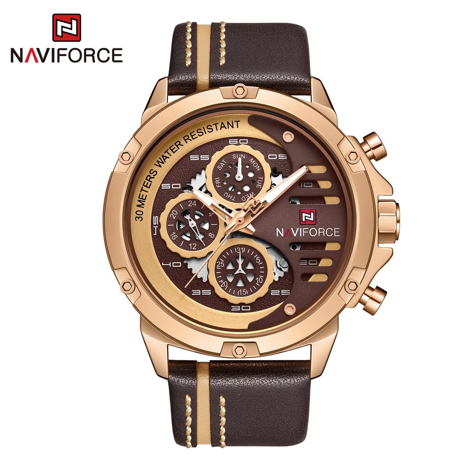 Men Watches Top Brand Luxury Waterproof 24 hour Date Quartz Watch Man Leather Sport Wrist Watch Men Waterproof Clock