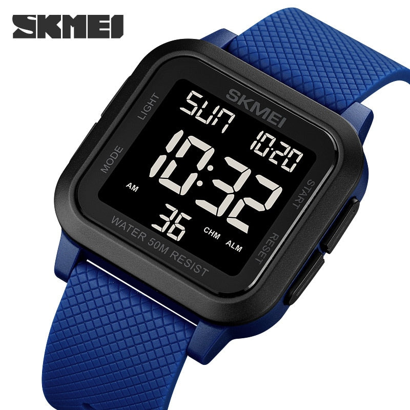 SKMEI Brand Sport Digital Watch Fashion LED Men's Watches Chrono Electronic Wristwatch Waterproof Countdown Clock Reloj Hombre