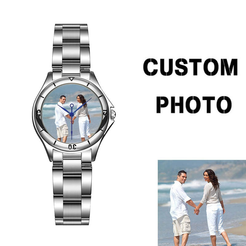 Custom logo Watch photo print Watches watch face Printing Wristwatch Customized Unique DIY Gift For lovers