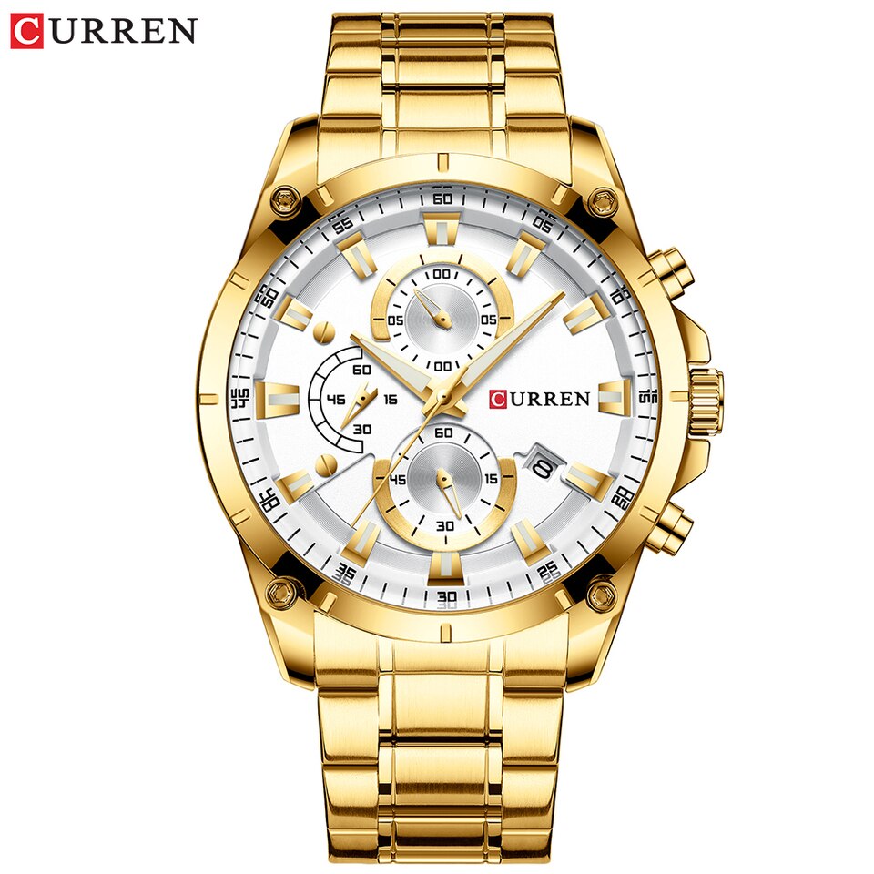 Men Watches Top Brand Luxury Business Automatic Date Watch Men Casual Waterproof Watch