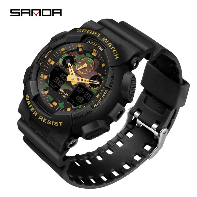 Digital Watch Men Sport Watches Electronic LED Male Wrist Watch For Men Clock Outdoor Waterproof Wristwatch 3110