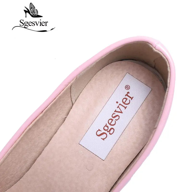 Women Pumps Spring New Elegant Casual Dress Shallow Mouth Round Head Square High Heels Lady Shoes Size