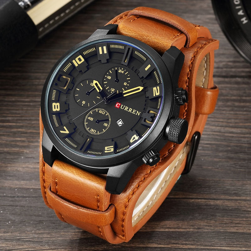 New Men Watches Top Brand Luxury Casual Business Quartz Watch Date Waterproof Wristwatch Hodinky Relogio Masculino