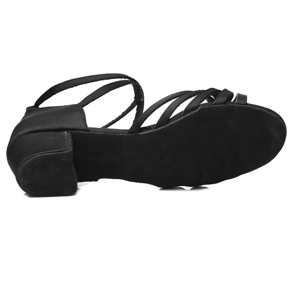 Girls Dance Shoes For Women Ladies Ballroom Latin Children/Kids Tango Salsa Latin Dancing Shoes Low Heel Salsa Training Shoes