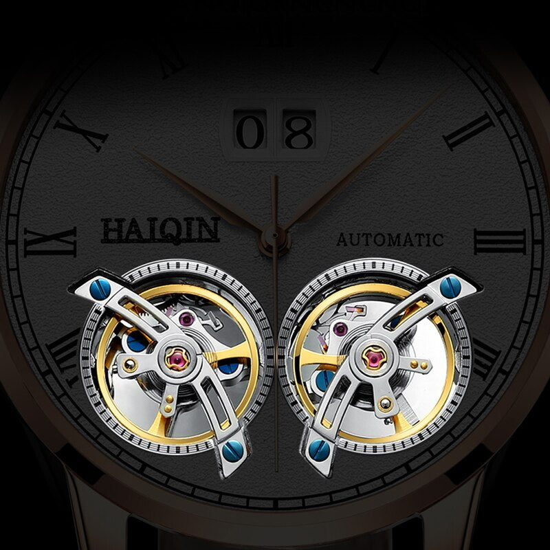 HAIQIN Men's Watches Watch Men New Luxury Waterproof Fashion/Automatic/Mechanical/Gold/Military/Watch Men Montre Homme