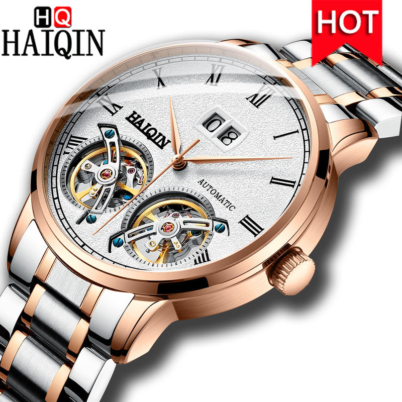 HAIQIN Men's Watches Watch Men New Luxury Waterproof Fashion/Automatic/Mechanical/Gold/Military/Watch Men Montre Homme