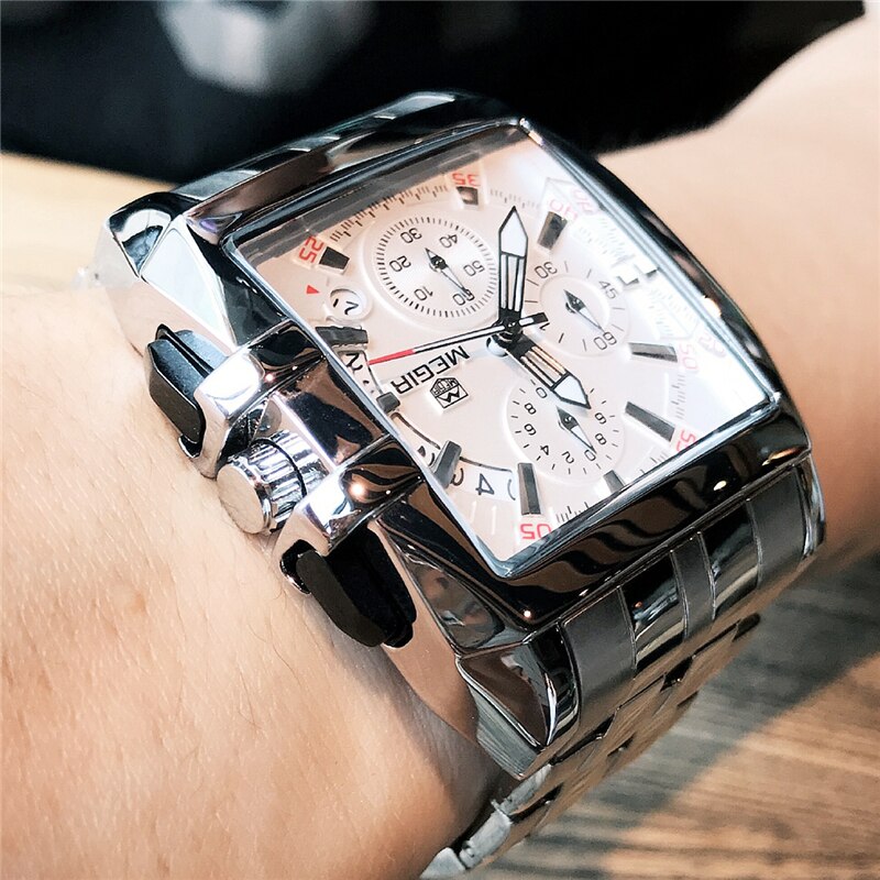 Men Watches Top Brand Luxury Quartz Watch Men  Steel Date Waterproof Sport Watch Relogio Masculino