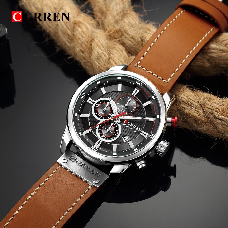 New Men Watches Top Brand Luxury Male Clock Chronograph Sport Mens Wrist Watch Hodinky Relogio Masculino