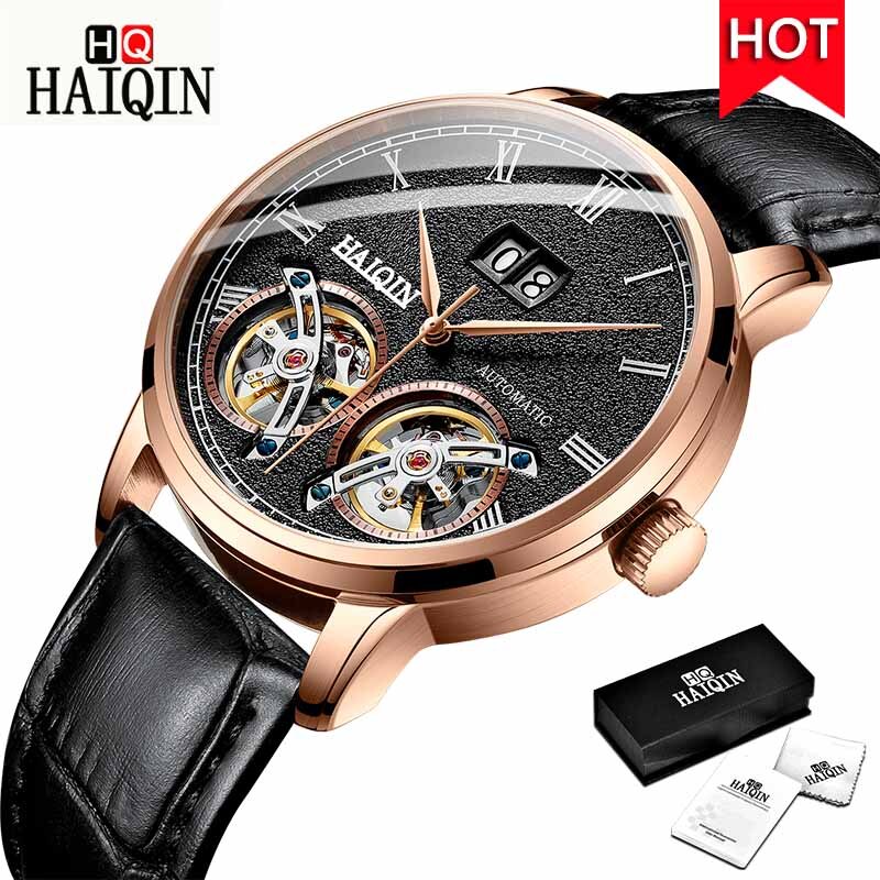 HAIQIN Men's Watches Watch Men New Luxury Waterproof Fashion/Automatic/Mechanical/Gold/Military/Watch Men Montre Homme