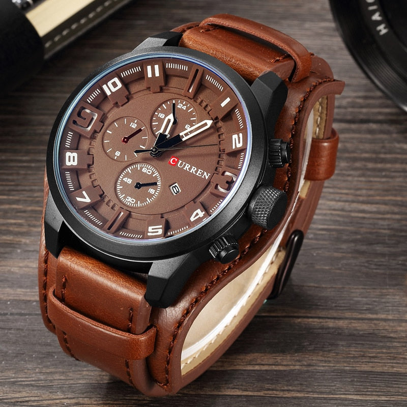 New Men Watches Top Brand Luxury Casual Business Quartz Watch Date Waterproof Wristwatch Hodinky Relogio Masculino