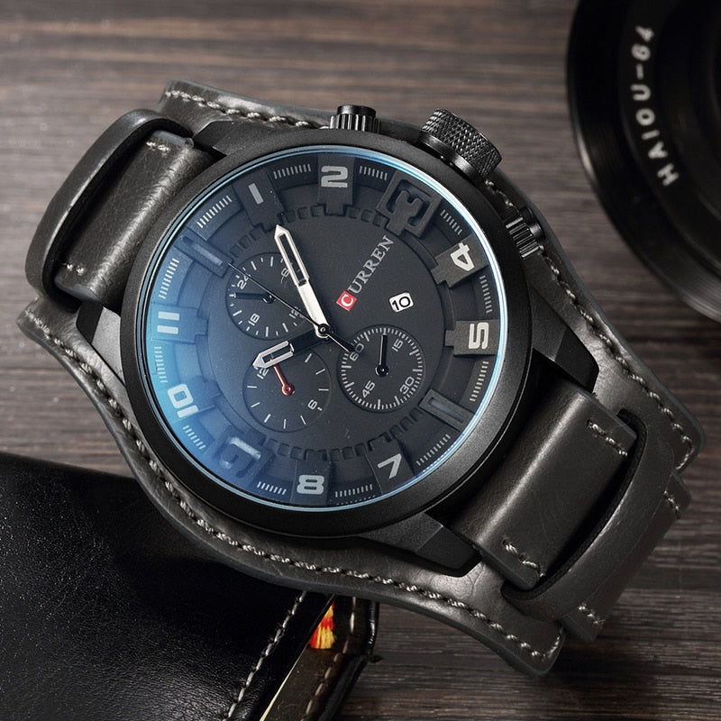 New Men Watches Top Brand Luxury Casual Business Quartz Watch Date Waterproof Wristwatch Hodinky Relogio Masculino