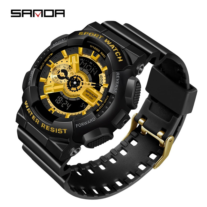 Digital Watch Men Sport Watches Electronic LED Male Wrist Watch For Men Clock Outdoor Waterproof Wristwatch 3110