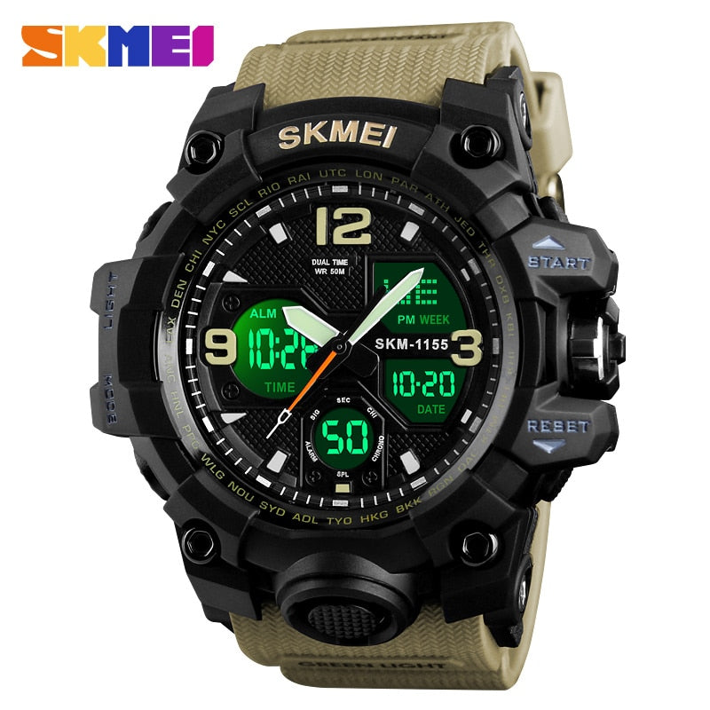 New S Shock Men Sports Watches Big Dial Quartz Digital Watch For Men Luxury Brand LED Military Waterproof Men Wristwatches