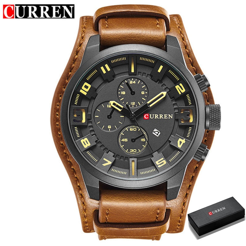 New Men Watches Top Brand Luxury Casual Business Quartz Watch Date Waterproof Wristwatch Hodinky Relogio Masculino