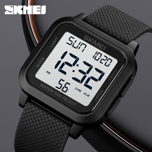 SKMEI Brand Sport Digital Watch Fashion LED Men's Watches Chrono Electronic Wristwatch Waterproof Countdown Clock Reloj Hombre