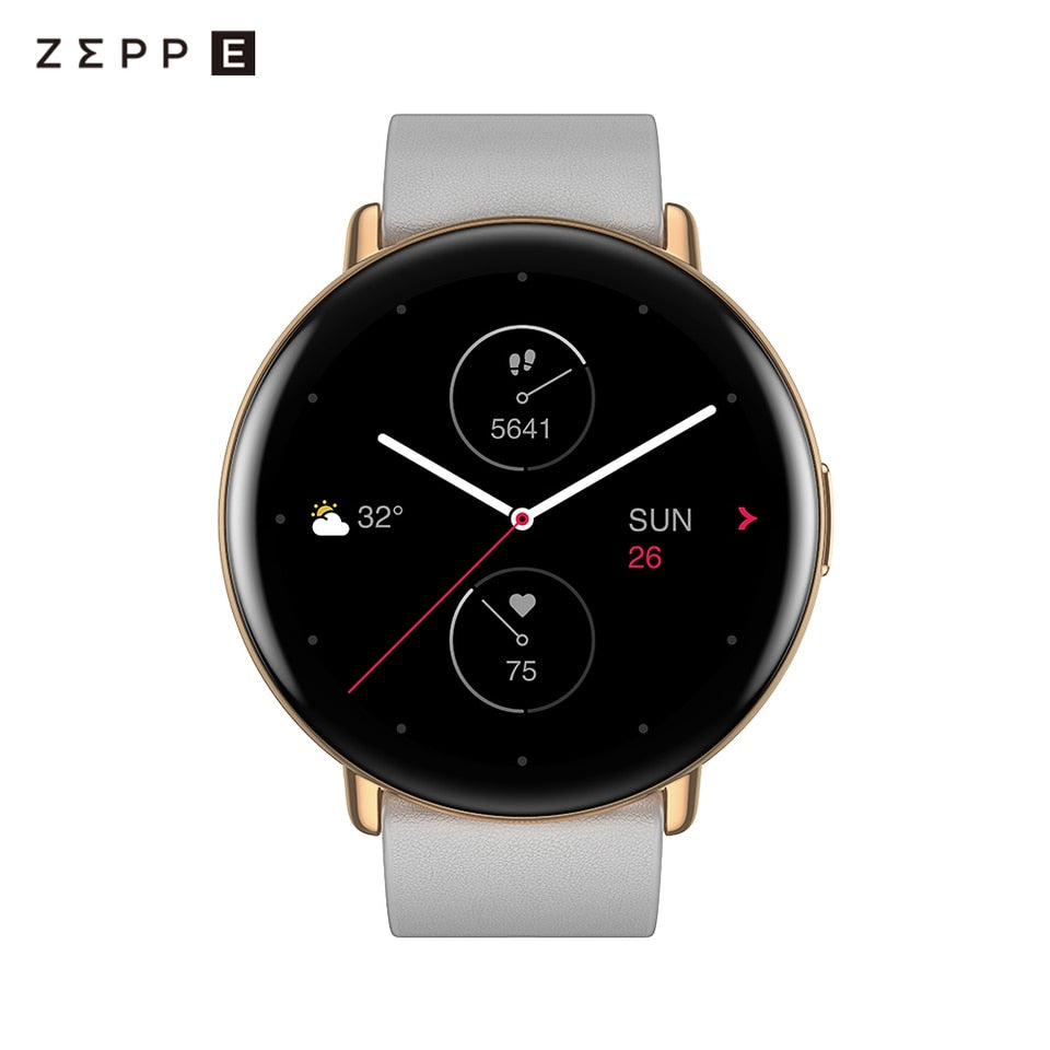 New Circle Smartwatch 7 Days Battery 5ATM Water Resistant Smart Notification Sleep Quality Monitoring Smart Watch MoonGrey